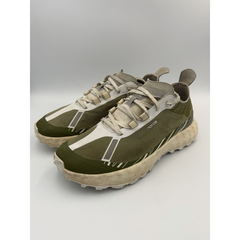 Norda Trail Running Shoes 001 Glitch US 9.5 M Green Vibram Outdoor Performance
